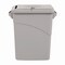 Rubbermaid Commercial 23 gal. Rectangular Trash Can FG9W1500LGRAY - alternate 3